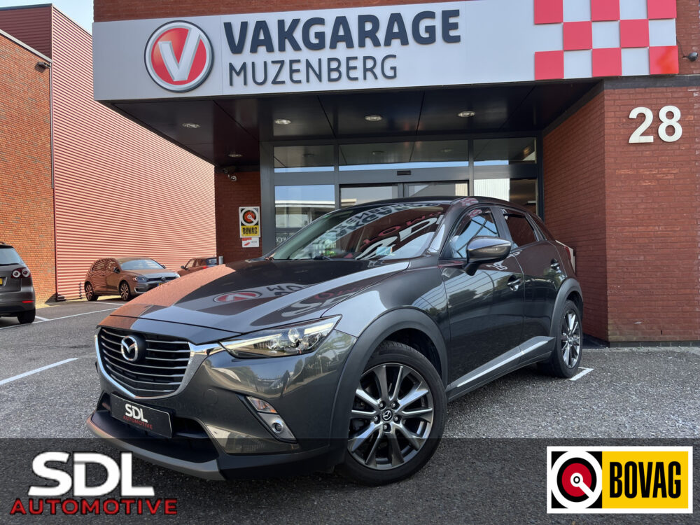 Mazda CX-3 2.0 SkyActiv-G 120 GT-Luxury // FULL LED // KEYLESS // LEDER // HEAD-UP DISPLAY // ELEK. STOELEN+GEHEUGEN // NAVI // TREKHAAK //